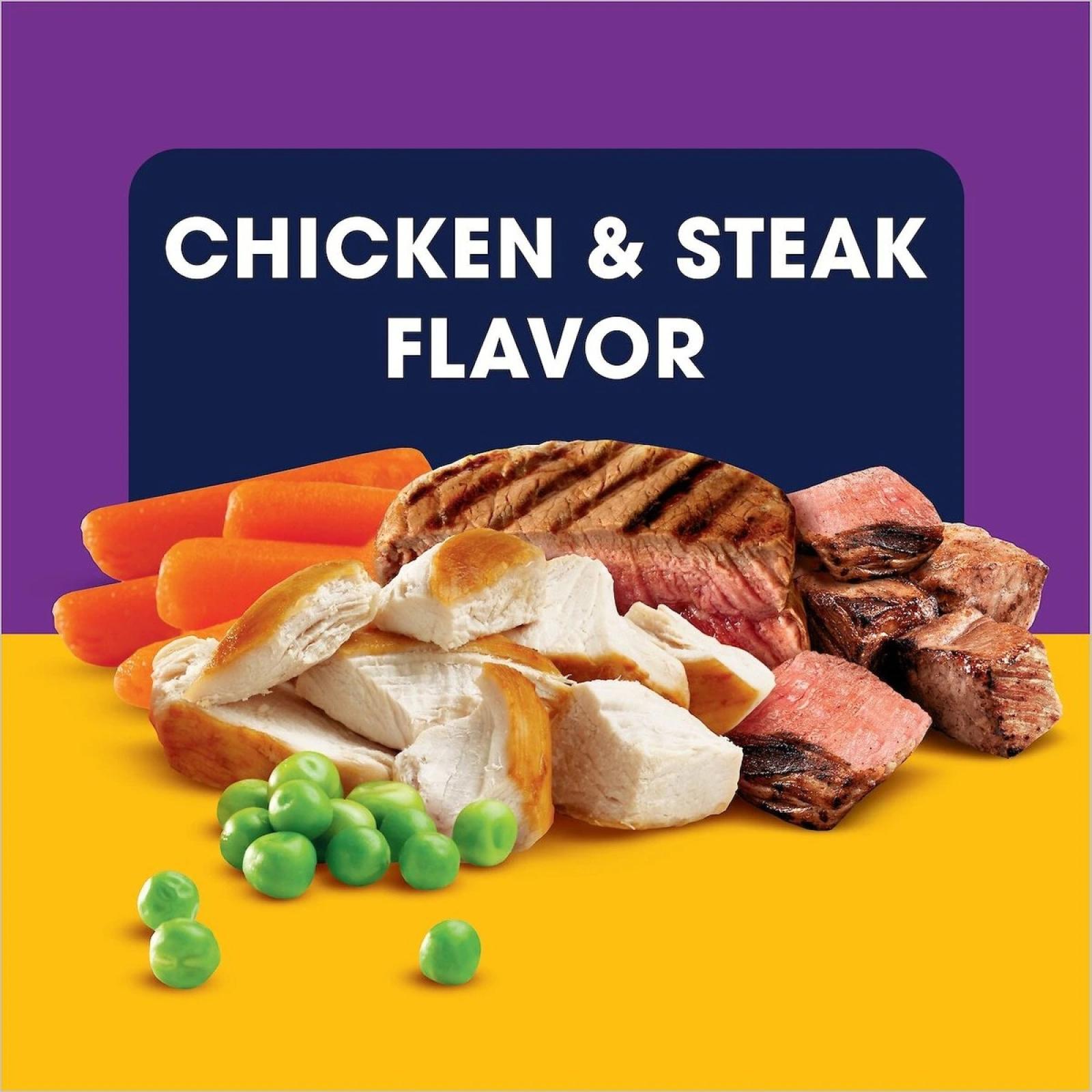 Pedigree Chicken & Steak Flavor with Tender Bites for Small Dogs