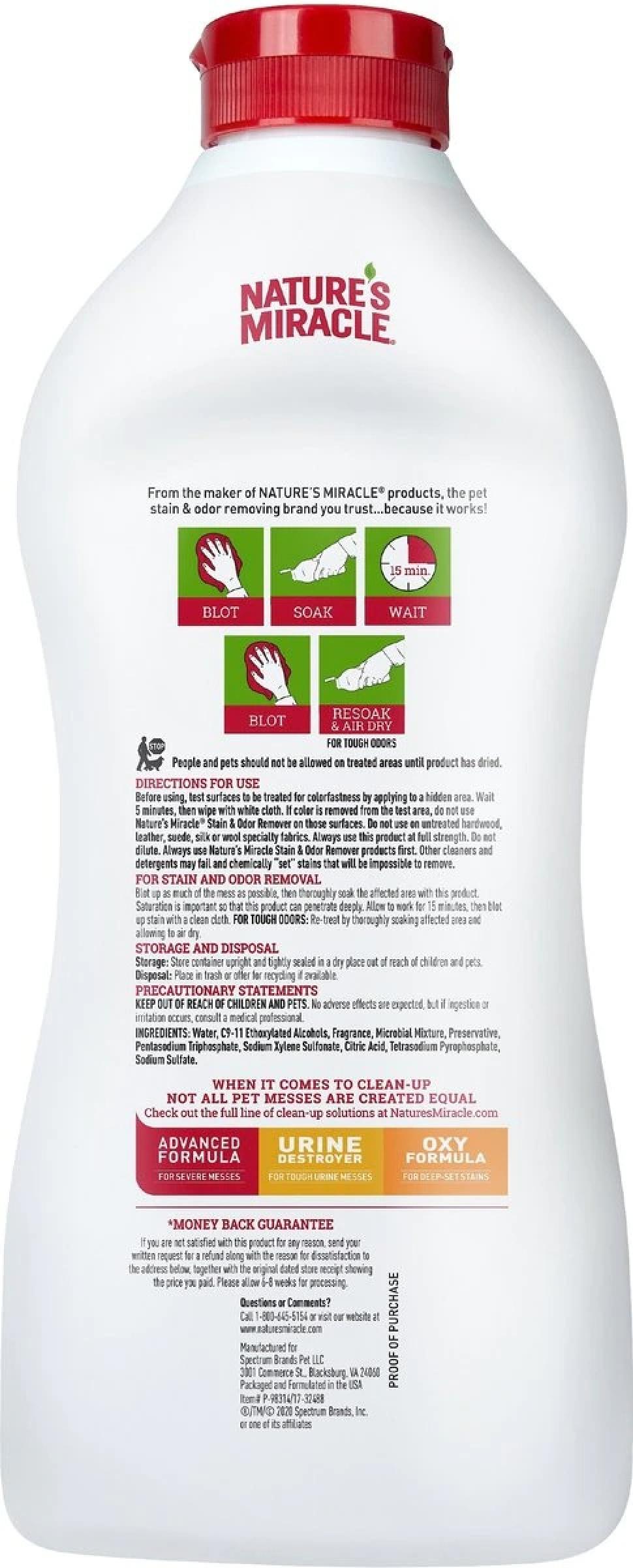 Nature's Miracle Stain & Odor Remover