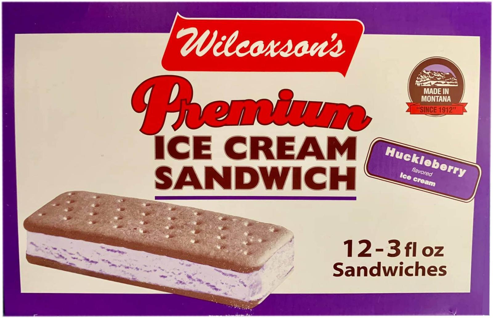 Wilcoxson's Ice Cream Sandwich Huckleberry