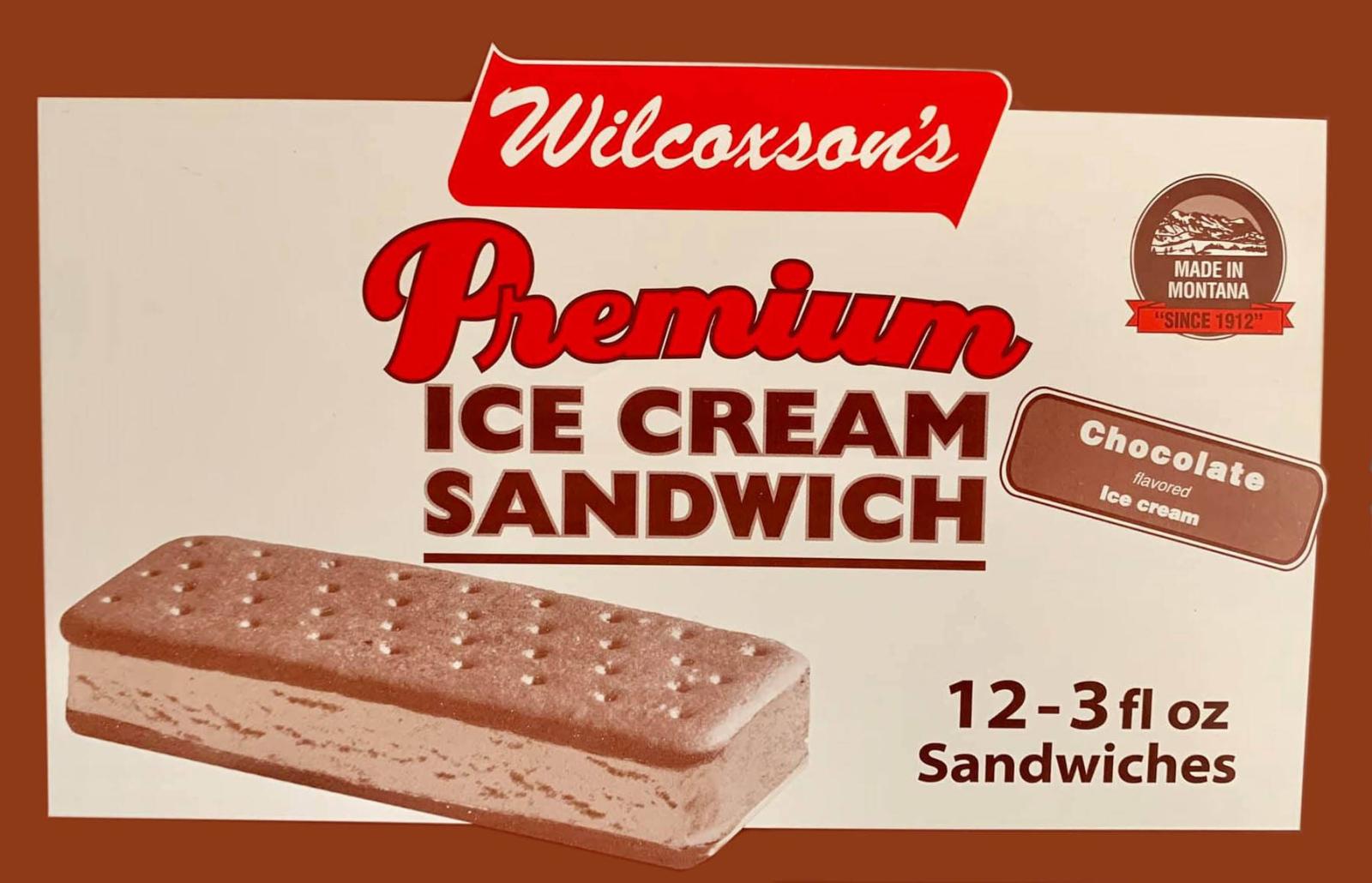 Wilcoxson's Ice Cream Sandwich Chocolate