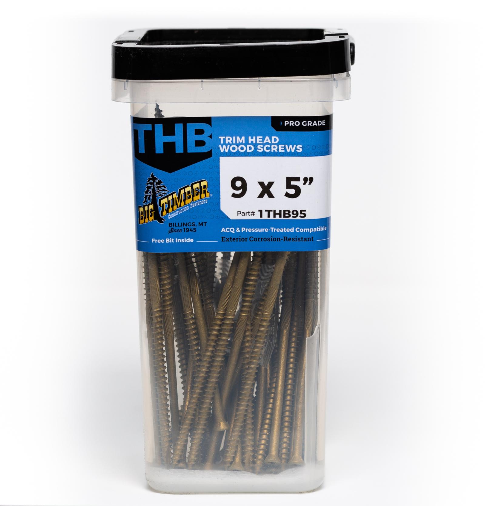 Big Timber Fasteners Bronze Trim Head Screws