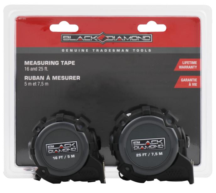 Black Diamond Measuring Tape Set