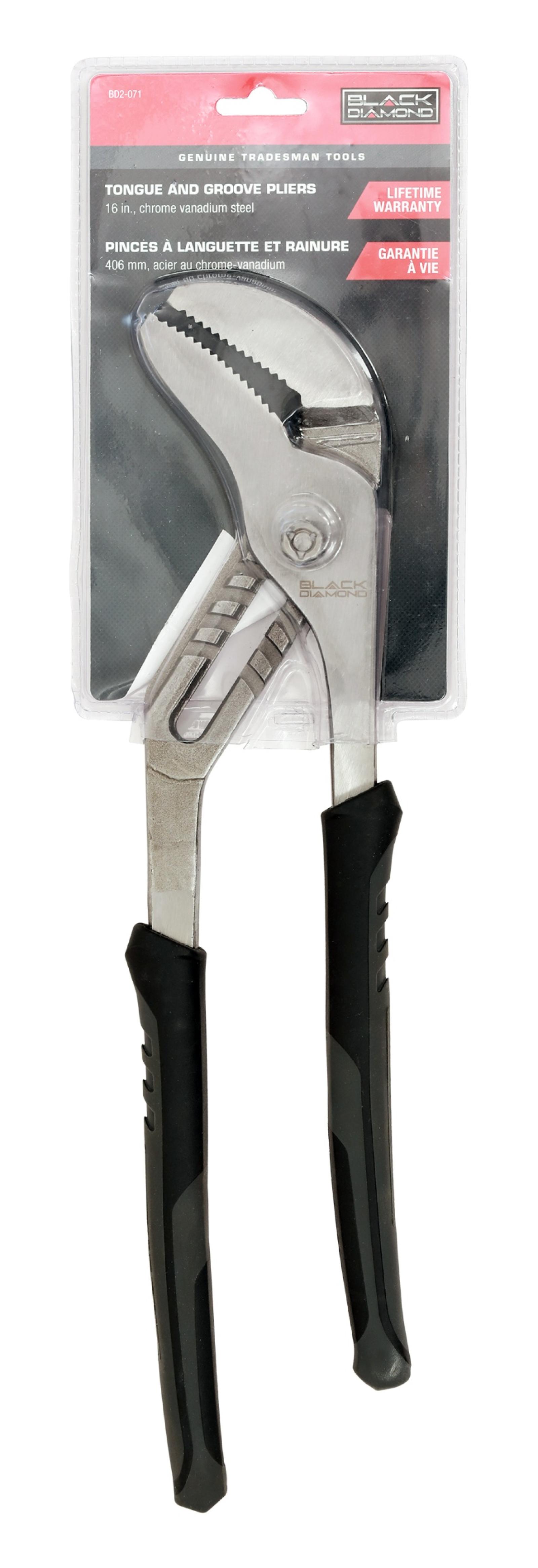 Black Diamond Tongue and Groove Pliers