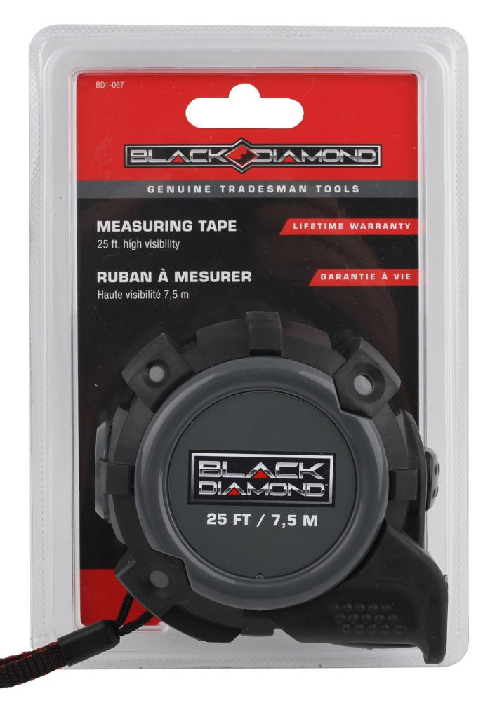 Black Diamond Measuring TapeBlack Diamond Hi-Viz Measuring Tape