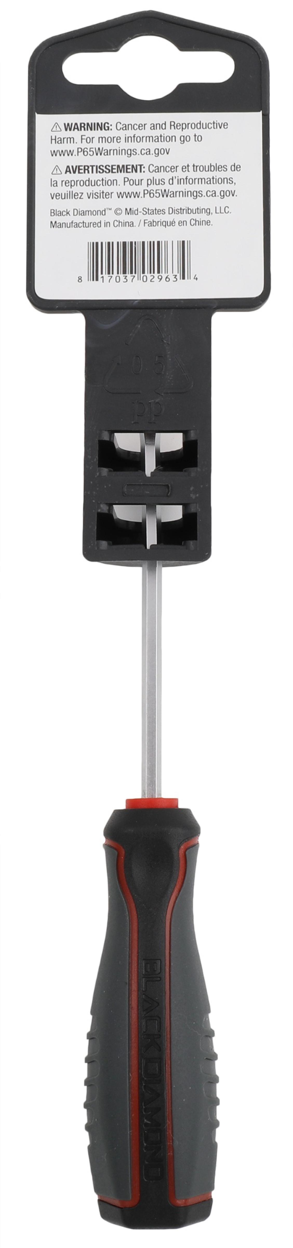 Black DiaBlack Diamond Comfort Grip Slotted Screwdrivermond Folding Torx Key Set