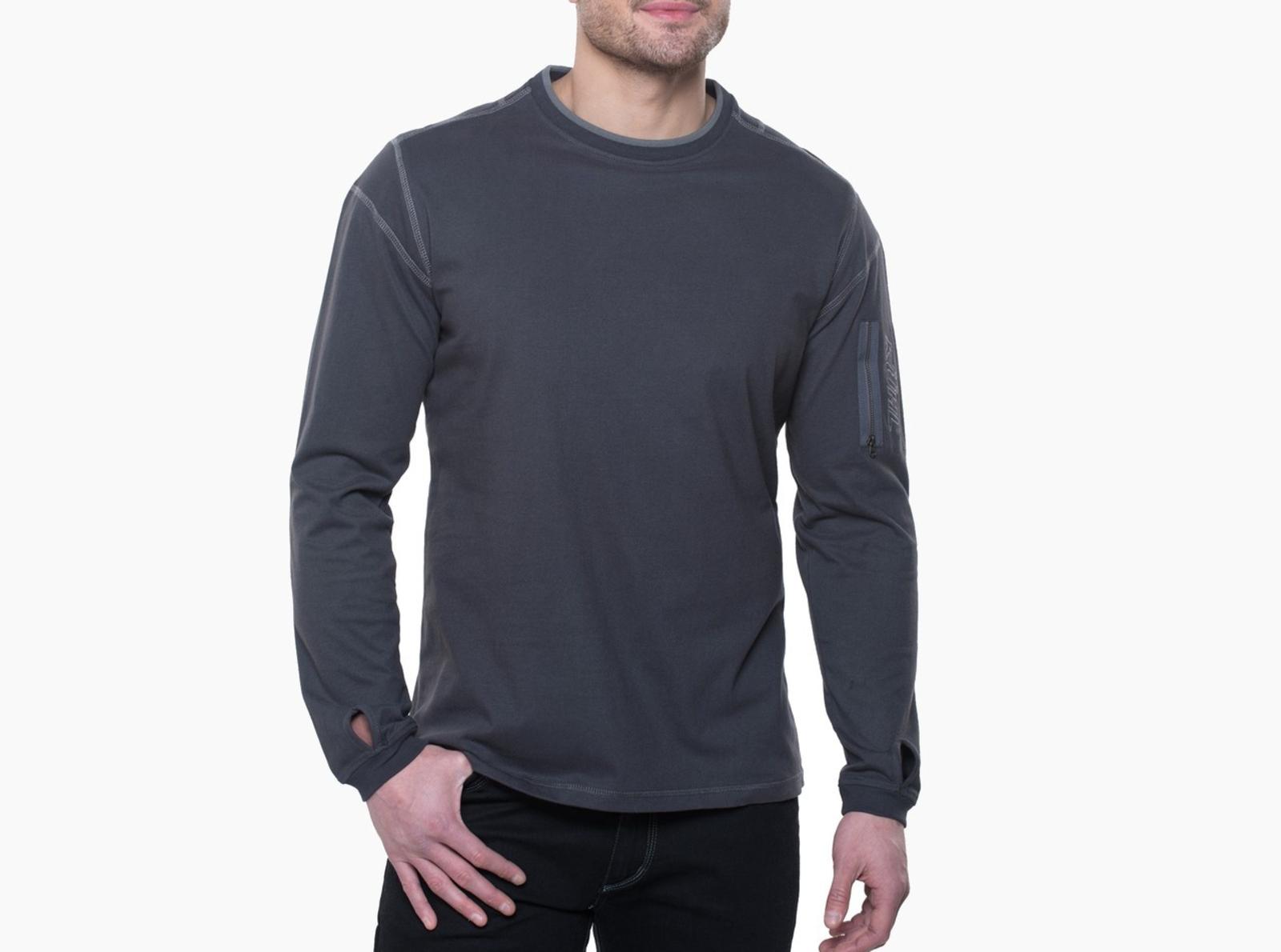 KÜHL Men's KOMMANDO™ Crew Neck Shirt, Men's, Large, Carbon,