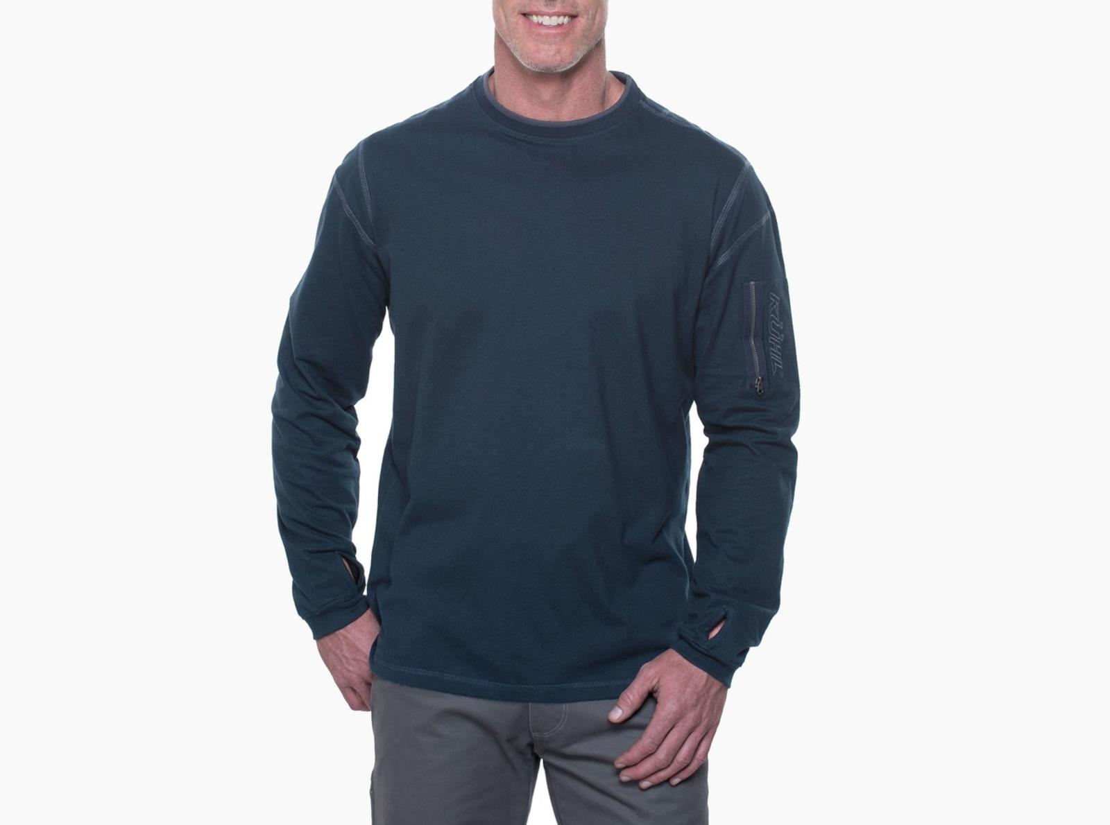 KÜHL Men's KOMMANDO™ Crew Neck Shirt, Men's, Large, Carbon,