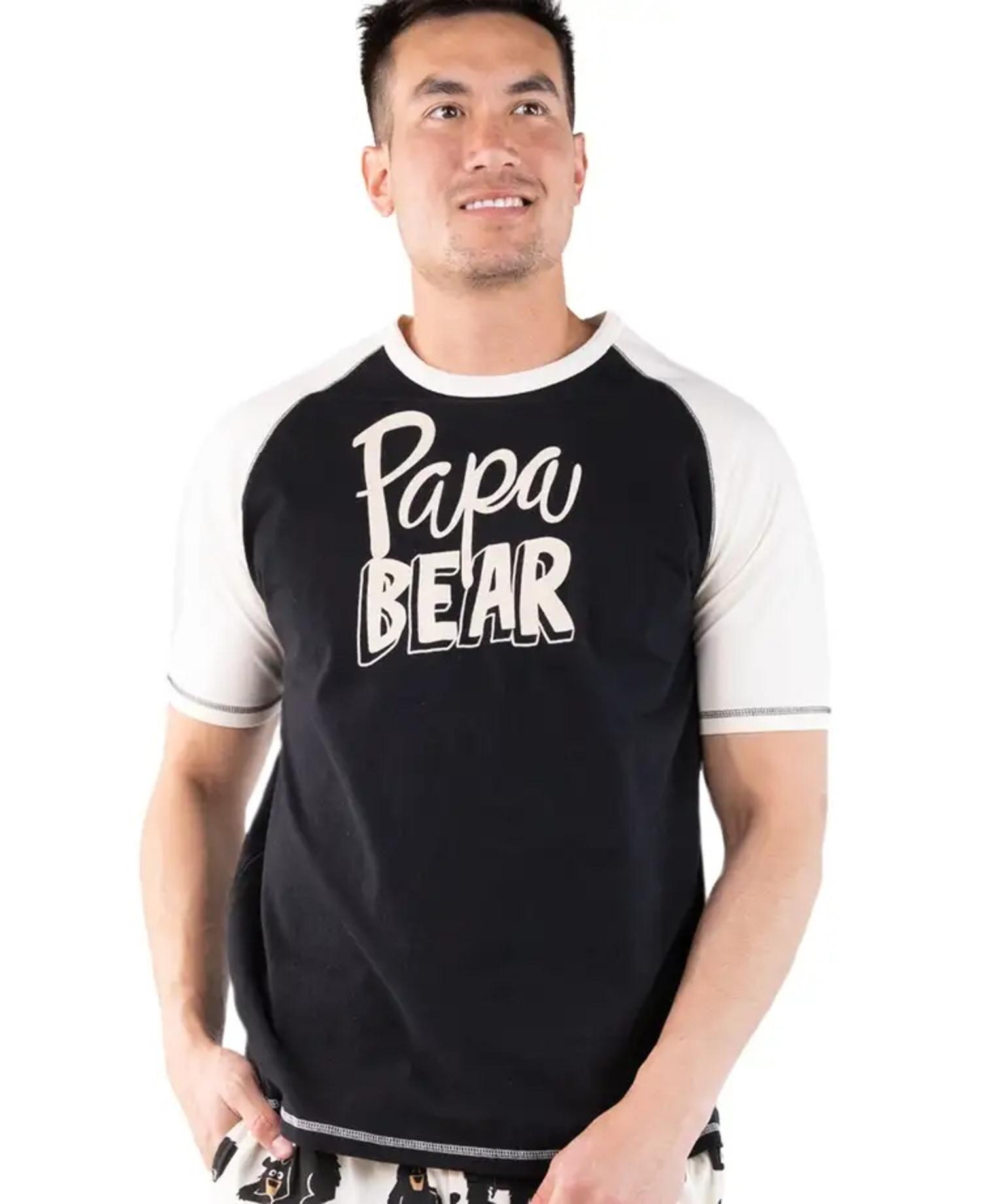 Lazy One Papa Bear Men's PJ Tee