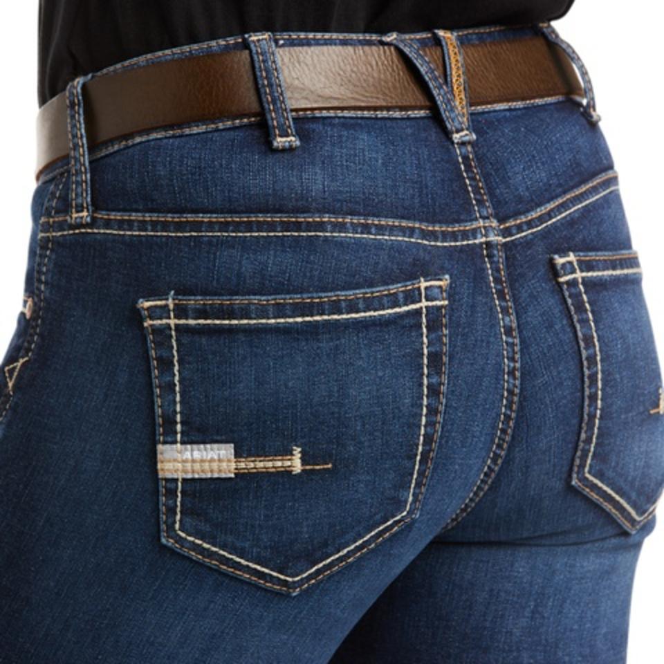 Ariat Women's Rebar DuraStretch Riveter Double Front Straight Jean