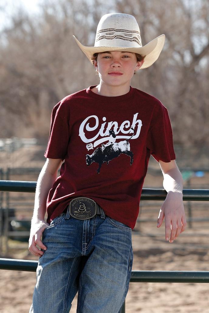 content/products/Cinch Boy’s Burgundy Tee