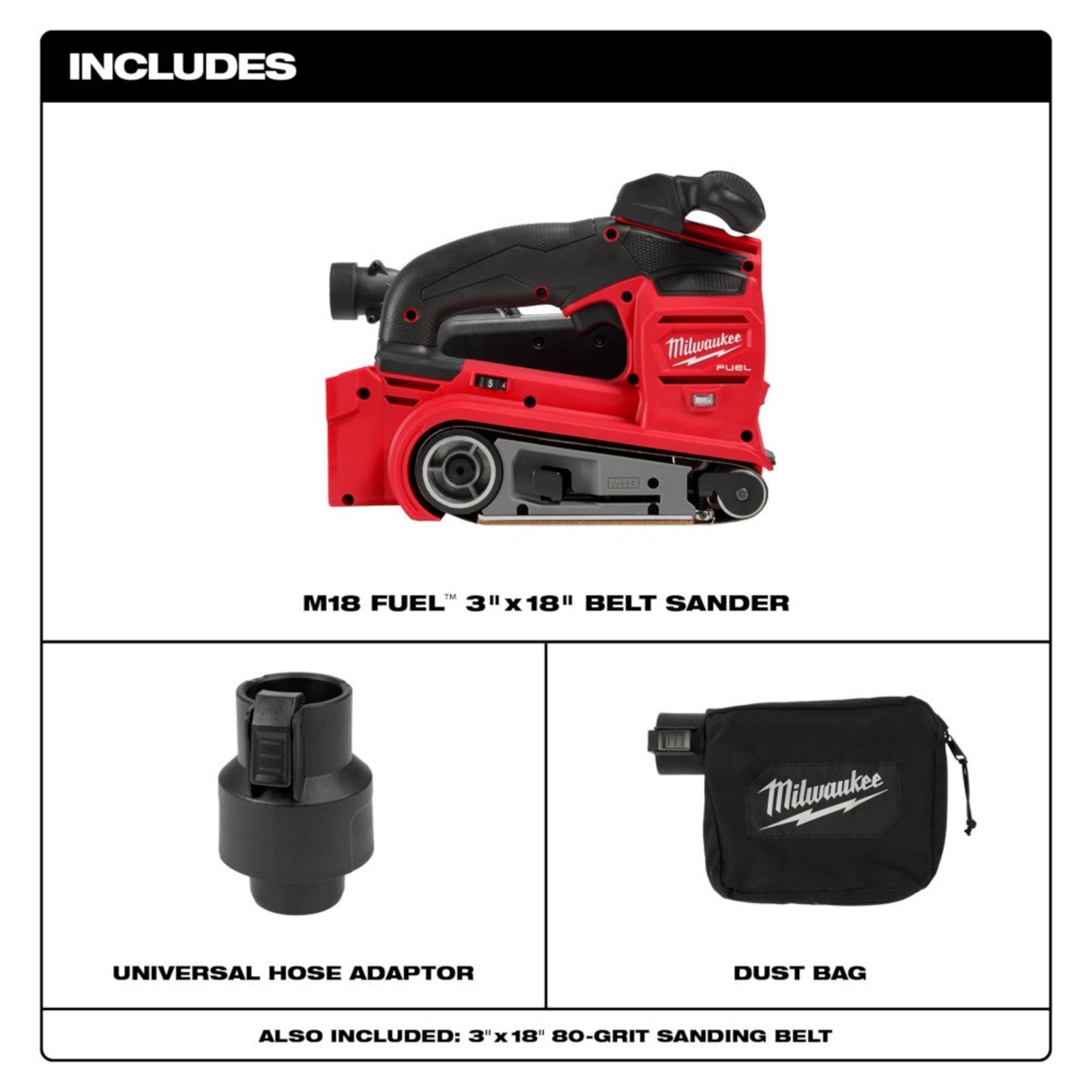 MILWAUKEE M18 FUEL™ 3"x18" Belt Sander