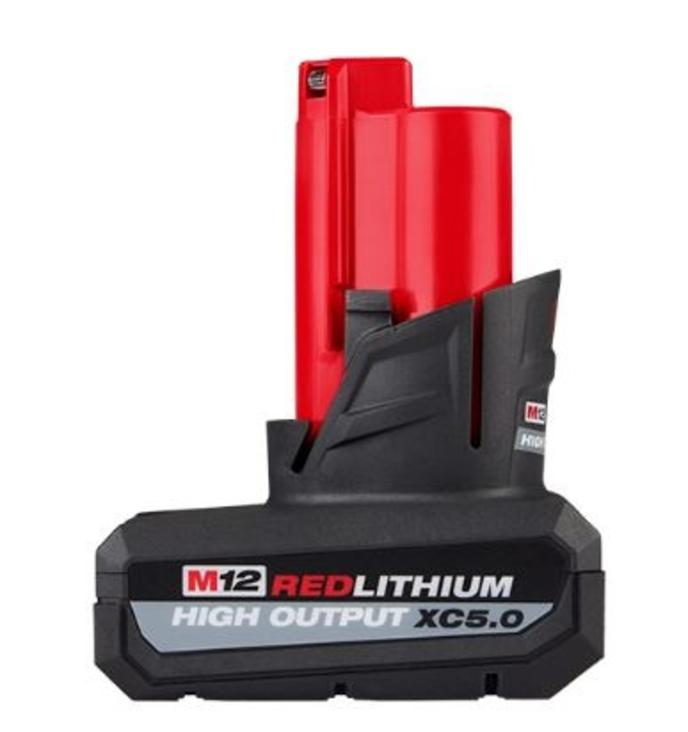 MILWAUKEE M12™ REDLITHIUM™ HIGH OUTPUT™ XC5.0 Battery Pack
