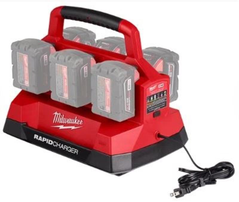 MILWAUKEE M18™ PACKOUT™ Six Bay Rapid Charger