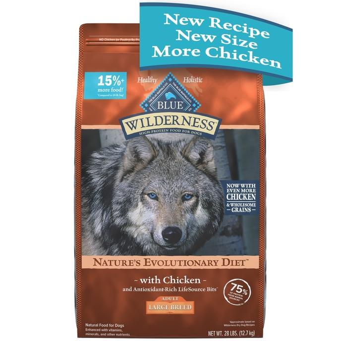 Blue Buffalo Blue Wilderness Chicken Dog Food Adult Large Breed
