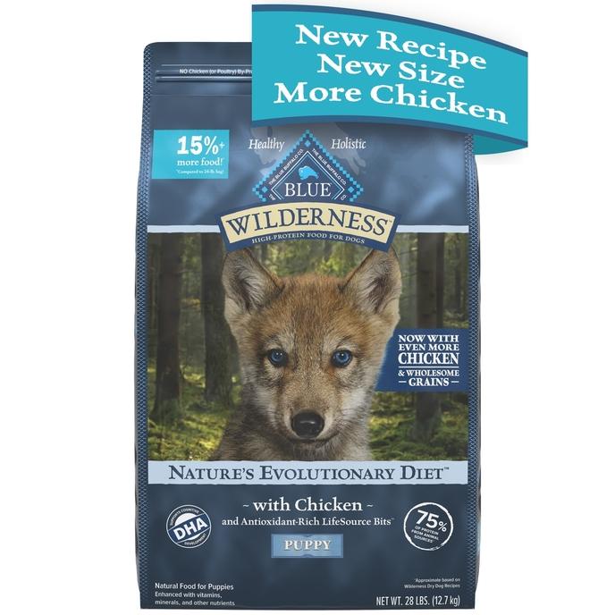Blue Buffalo Wilderness High Protein Natural Puppy Dry Dog Food Plus Wholesome Grains