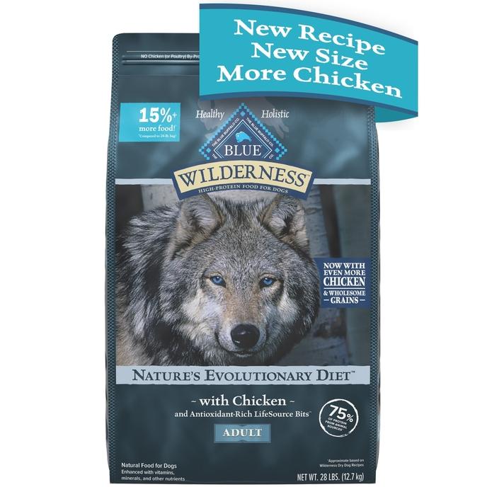 Blue Buffalo Wilderness High Protein Natural Adult Dry Dog Food Plus Wholesome Grains