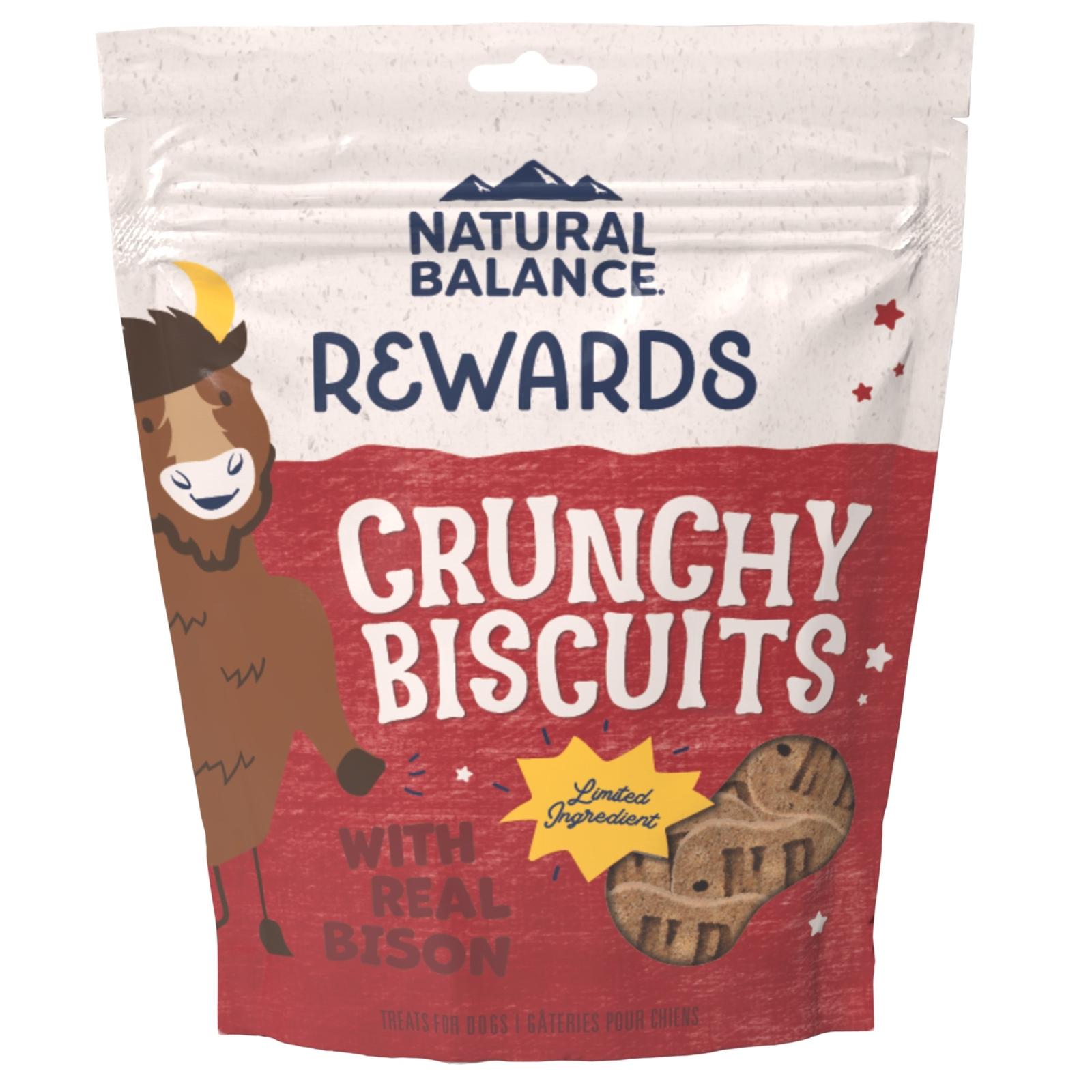 Natural Balance Rewards Crunchy Biscuits With Real Bison Recipe