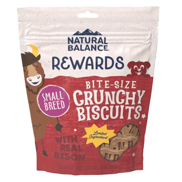 Natural Balance Crunchy Biscuits With Real Bison Small Breed