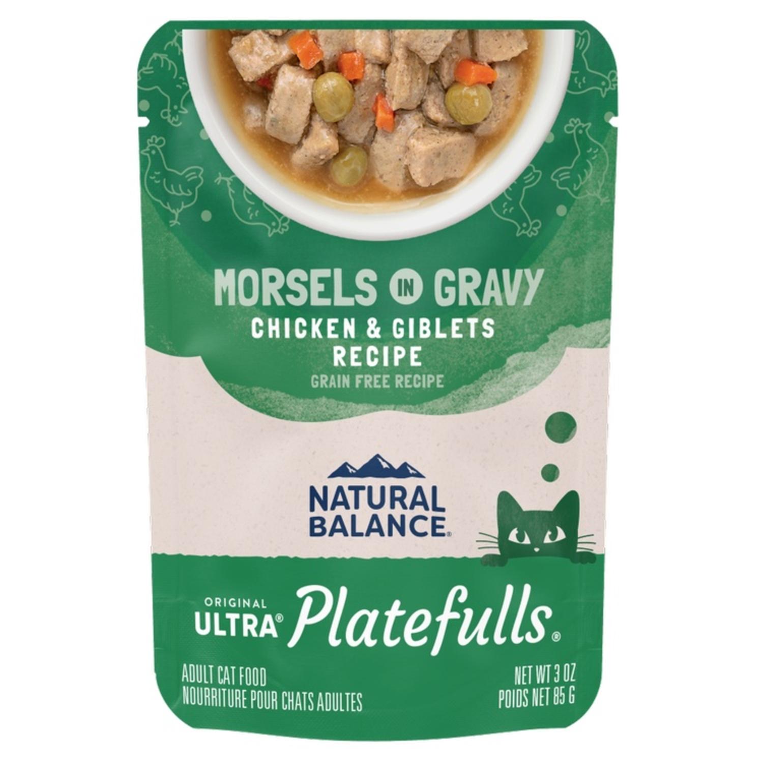 Natural Balance Platefulls® Chicken & Giblets Recipe Morsels in Gravy