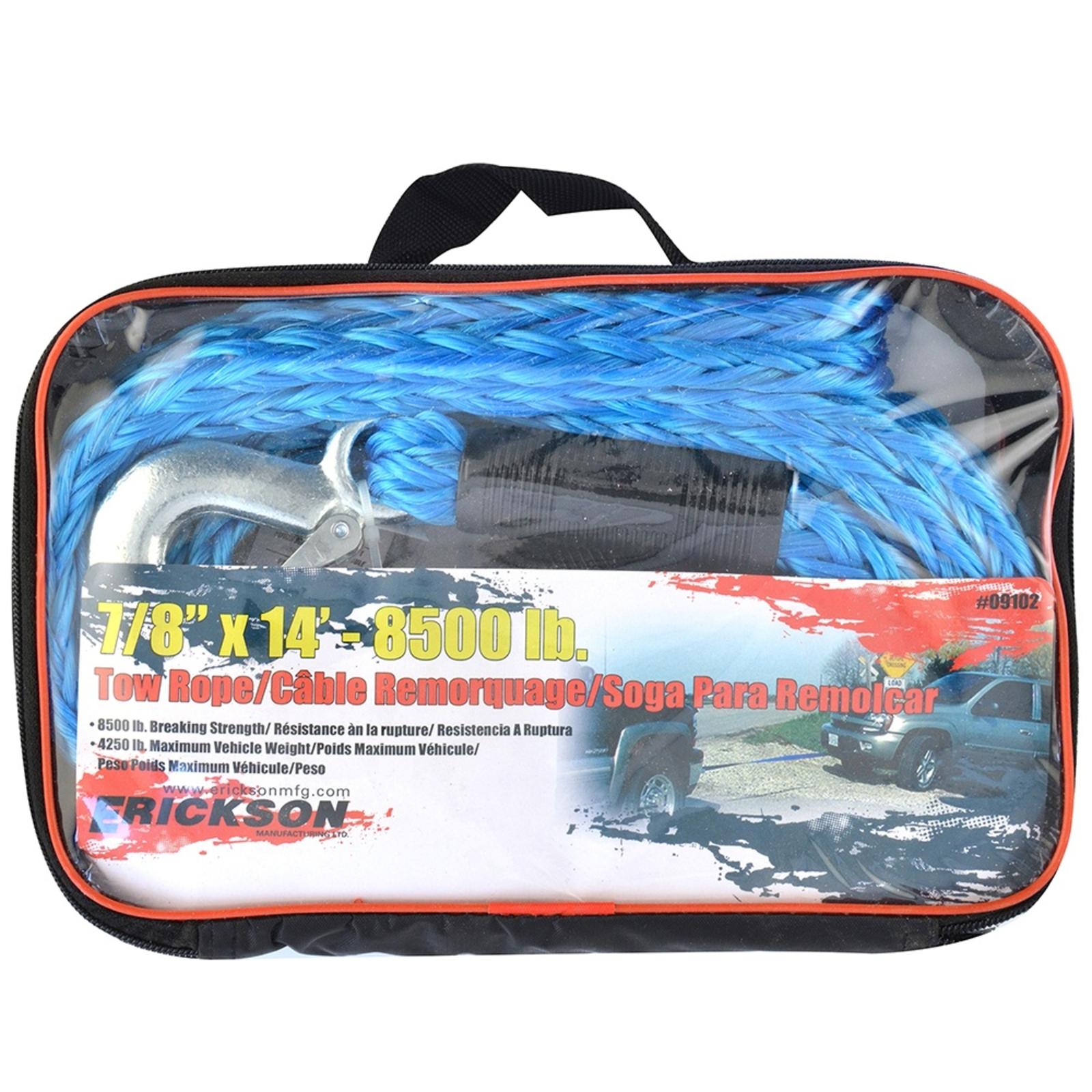 7/8" x 14 Blue Tow Rope 8500 lb. rated.  