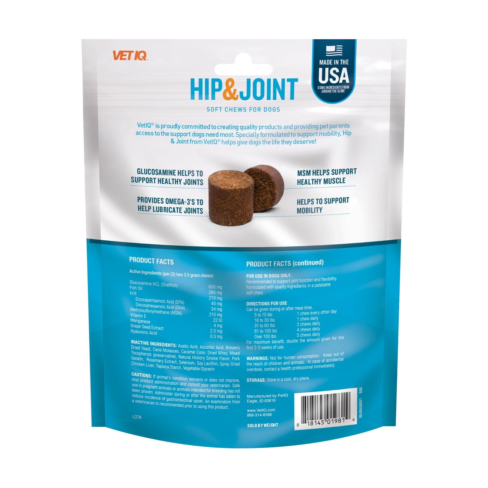 Vetiq Dog Hip & Joint 60Ct