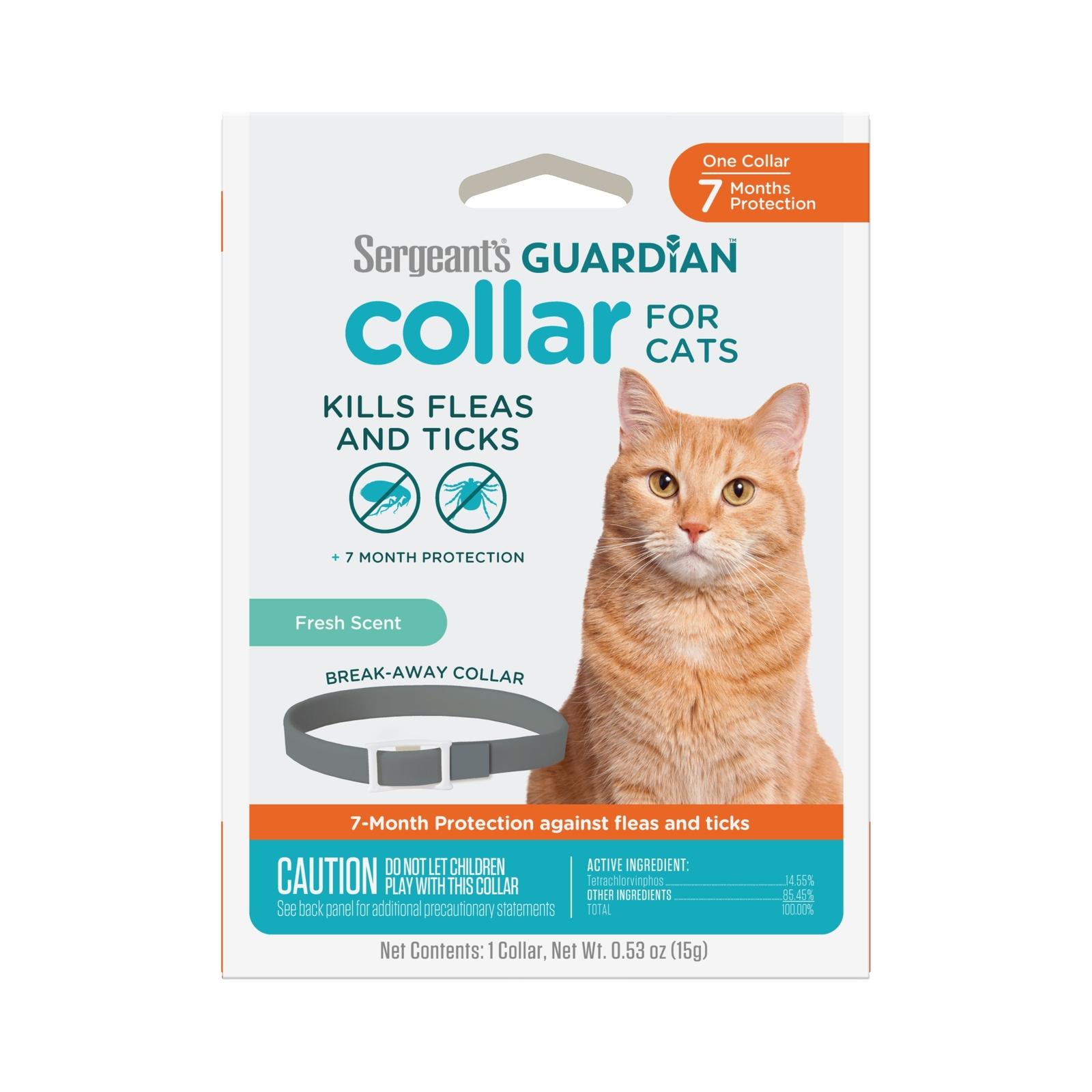 Sergeant's Guardian  Flea & Tick Collar for Cats, 1 Count
