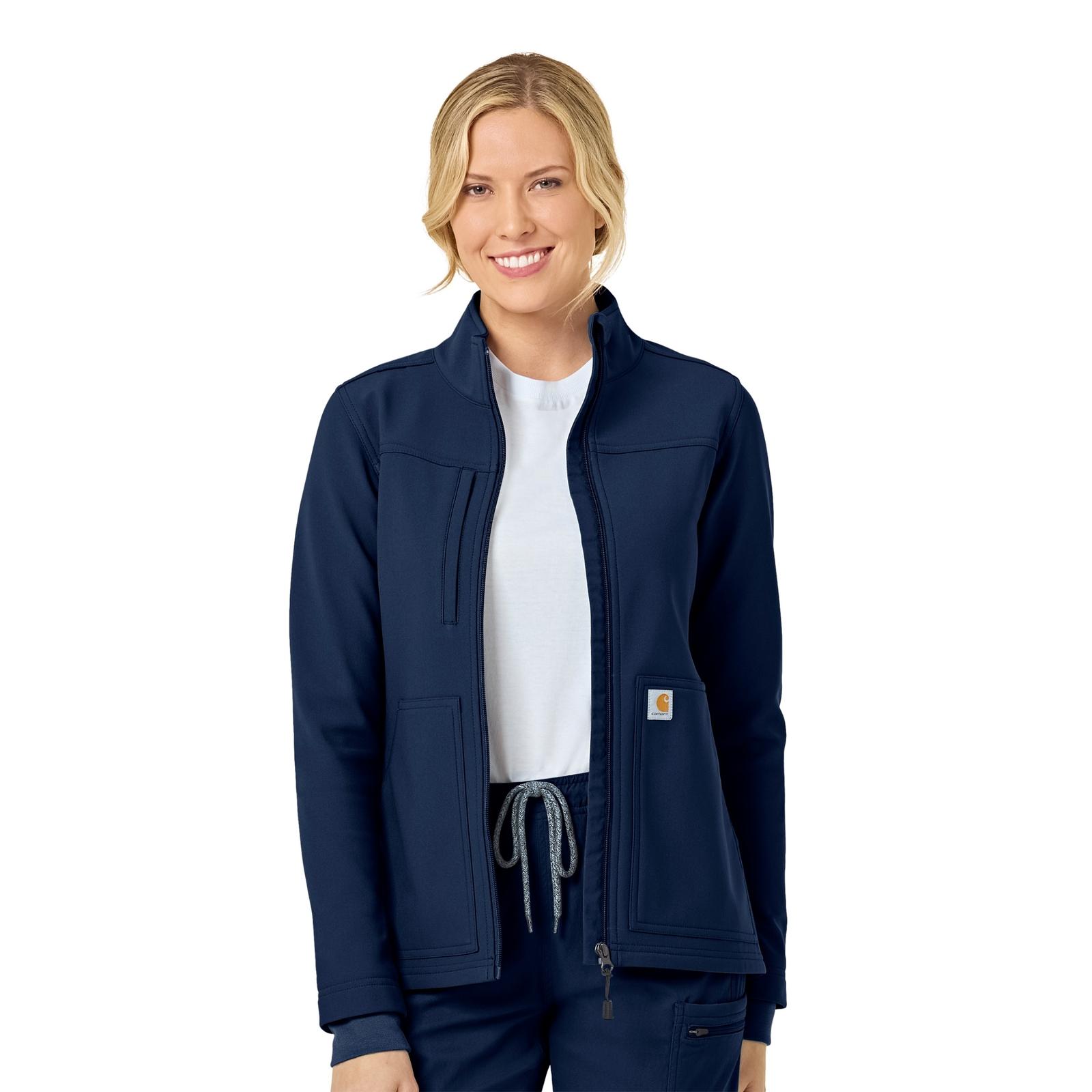 Carhartt Women's Bonded Fleece  Scrub Jacket