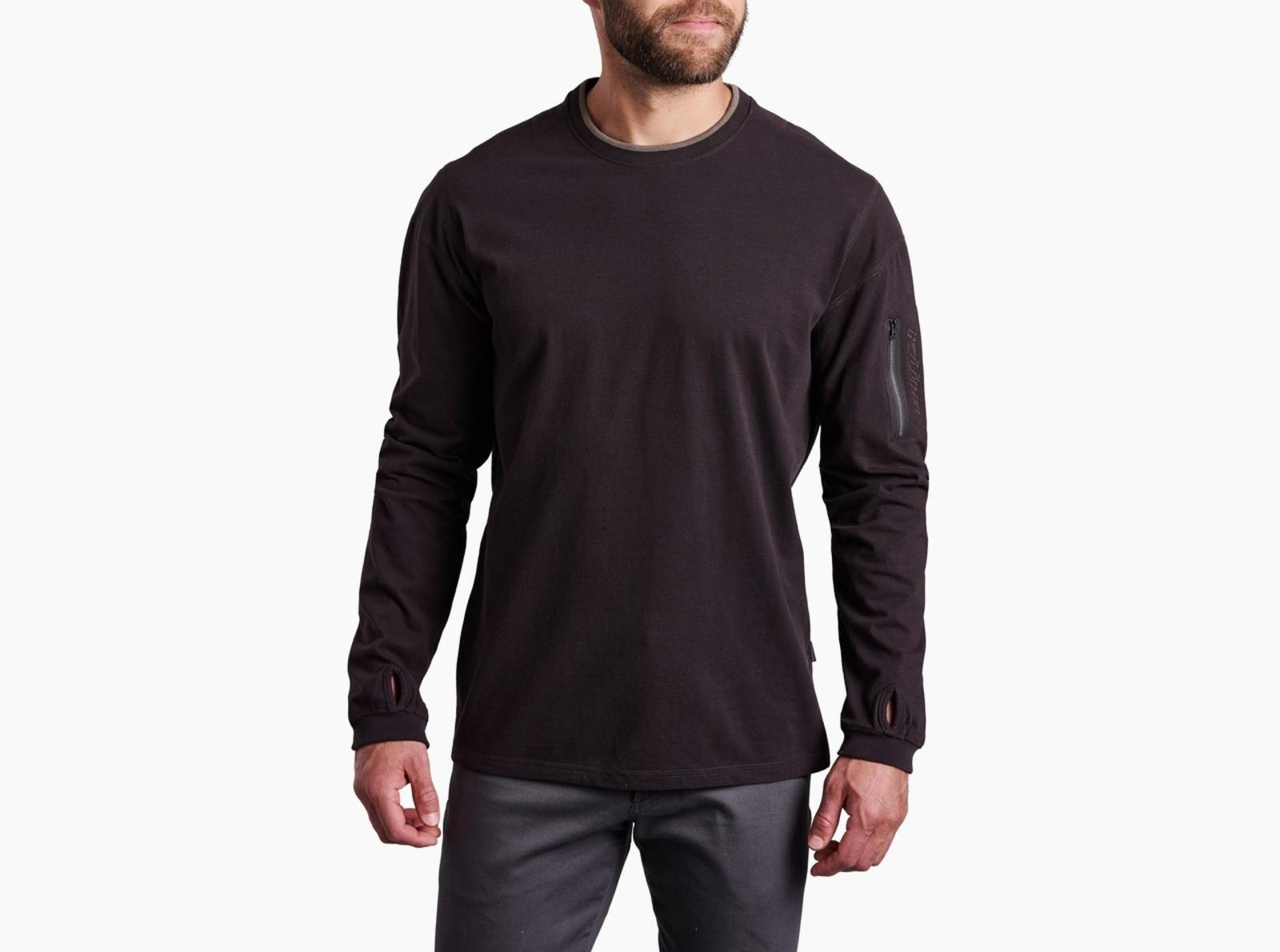 KÜHL Men's KOMMANDO™ Crew Neck Shirt, Men's, Large, Carbon,