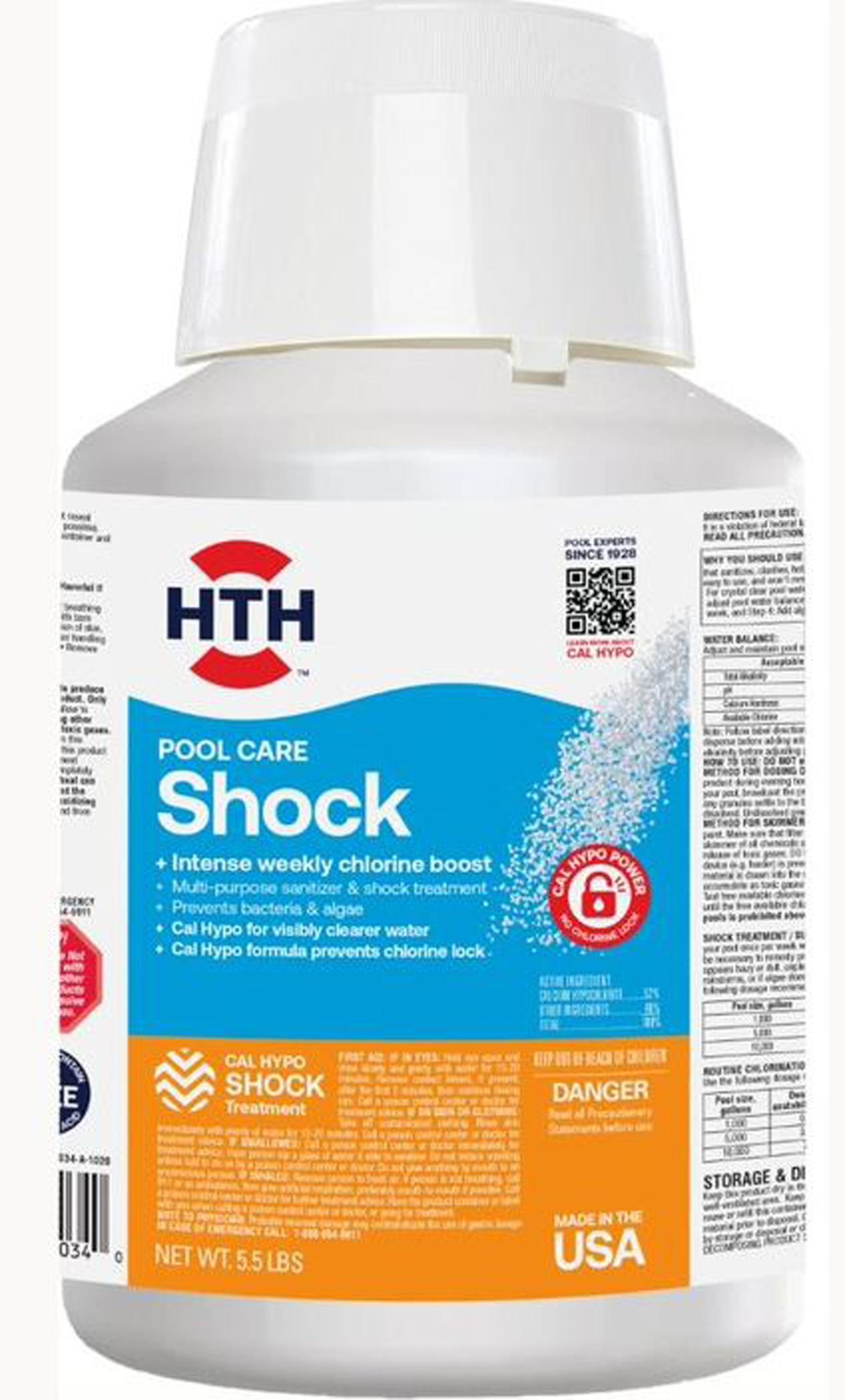 HTH Pool Care Granule Shock Treatment 5.5 lb