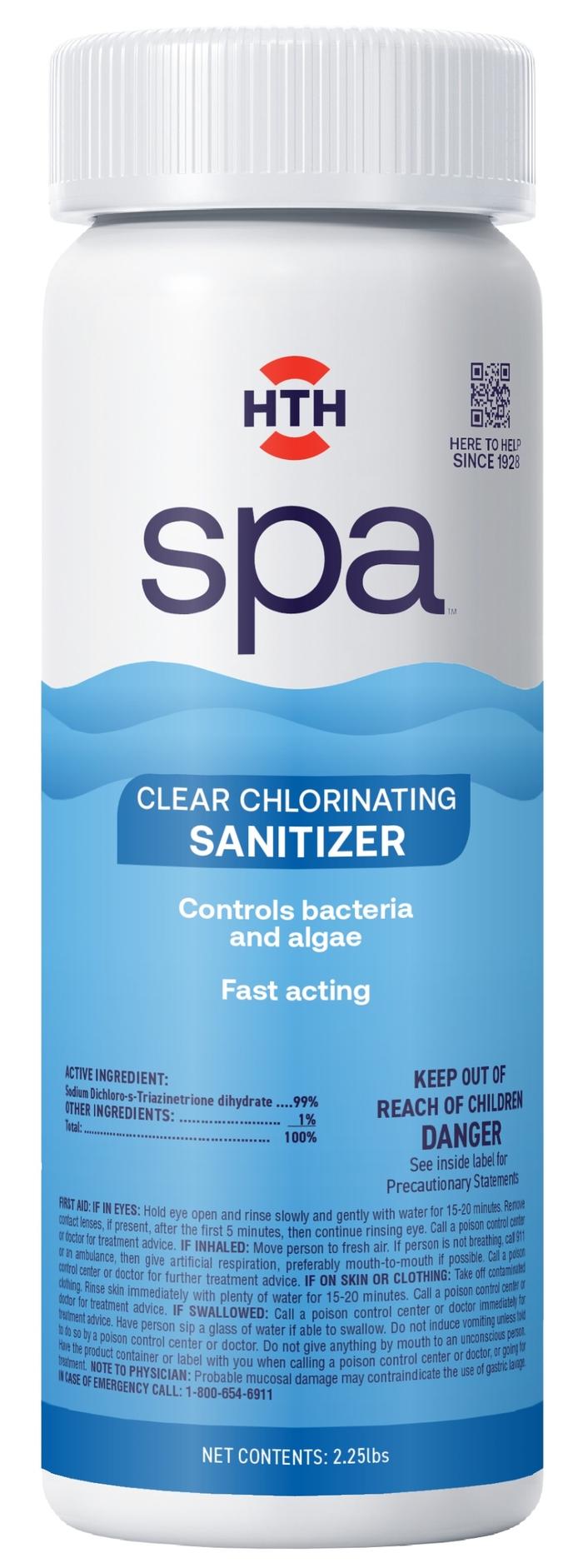 HTH Spa Clear Chlorinating Sanitizer 2.25LB