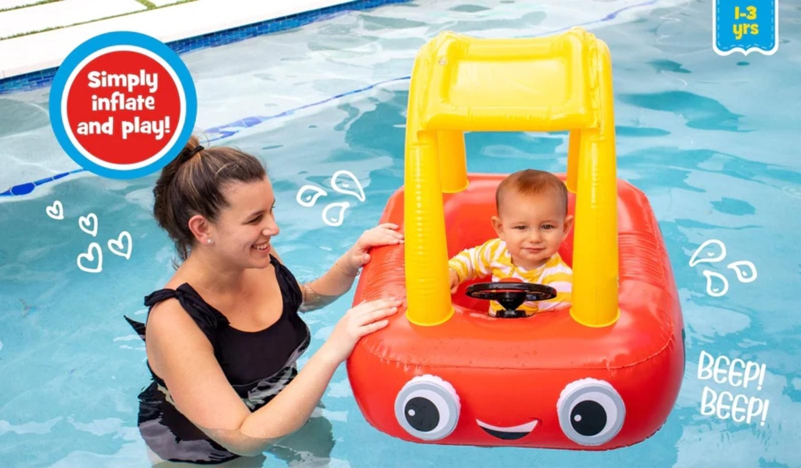 Inflatable Pool Raft Little Tikes Cozy Coupe