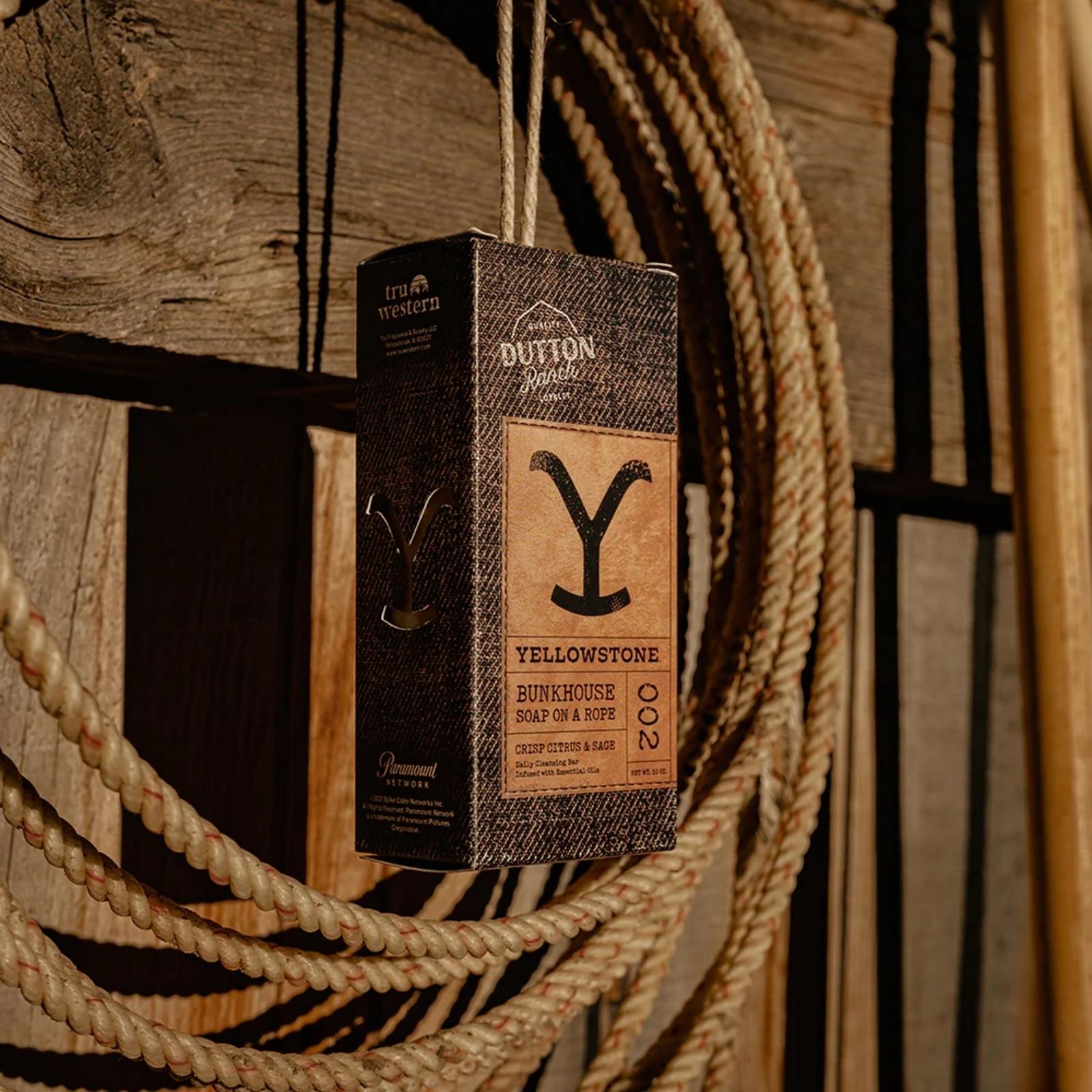 Tru Western Yellowstone Bunkhouse Soap on a Rope