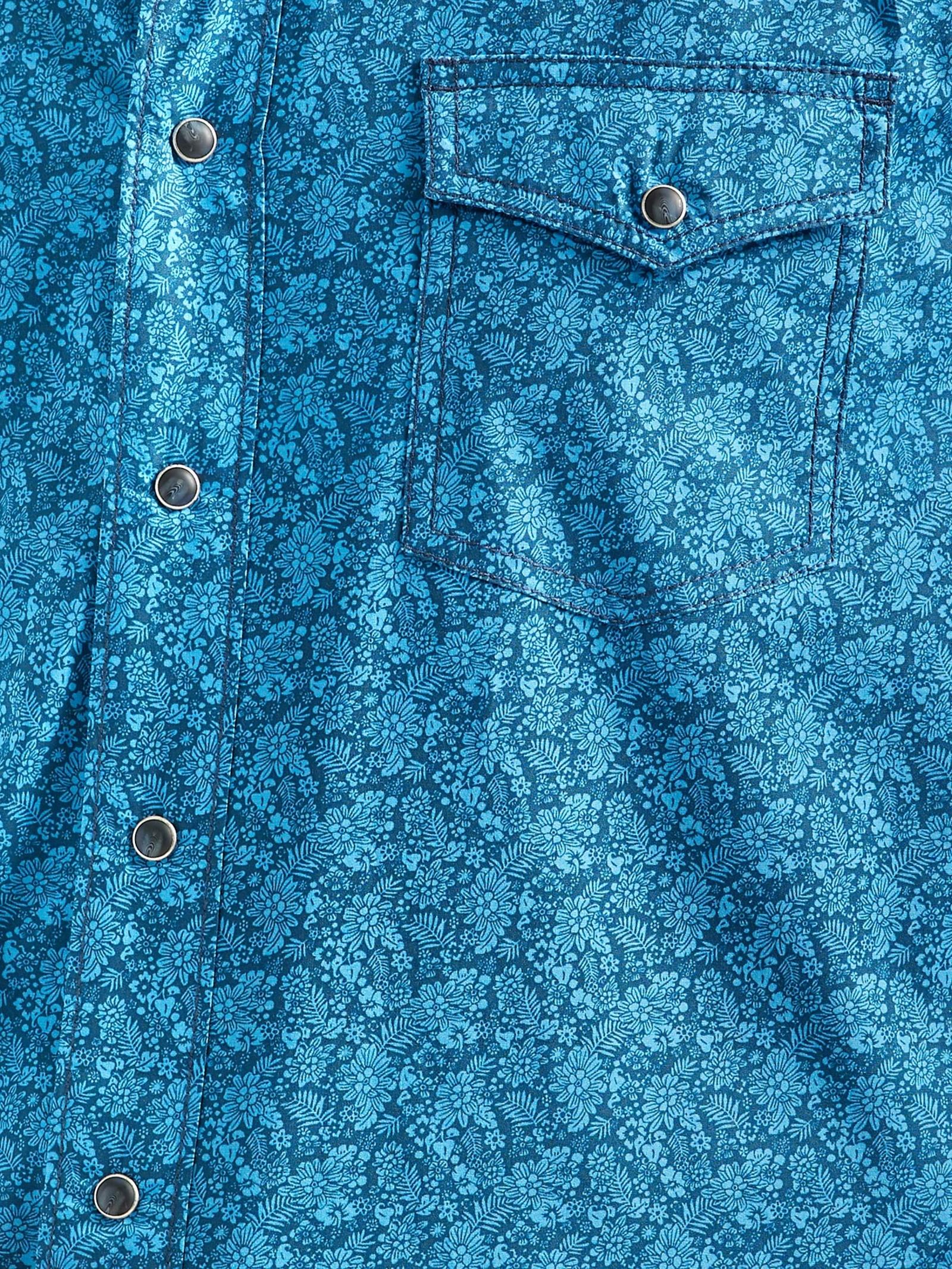 Wrangler Men's 20x&reg; Competition Advanced Comfort Long Sleeve Western Snap Print Shirt