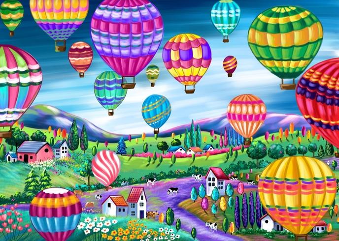 Two Lumps of Sugar Balloons 500 Piece Jigsaw Puzzle