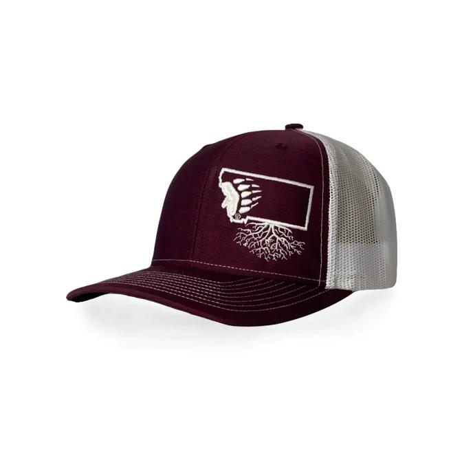 Wear Your Roots Griz Paw Snapback Trucker Hat