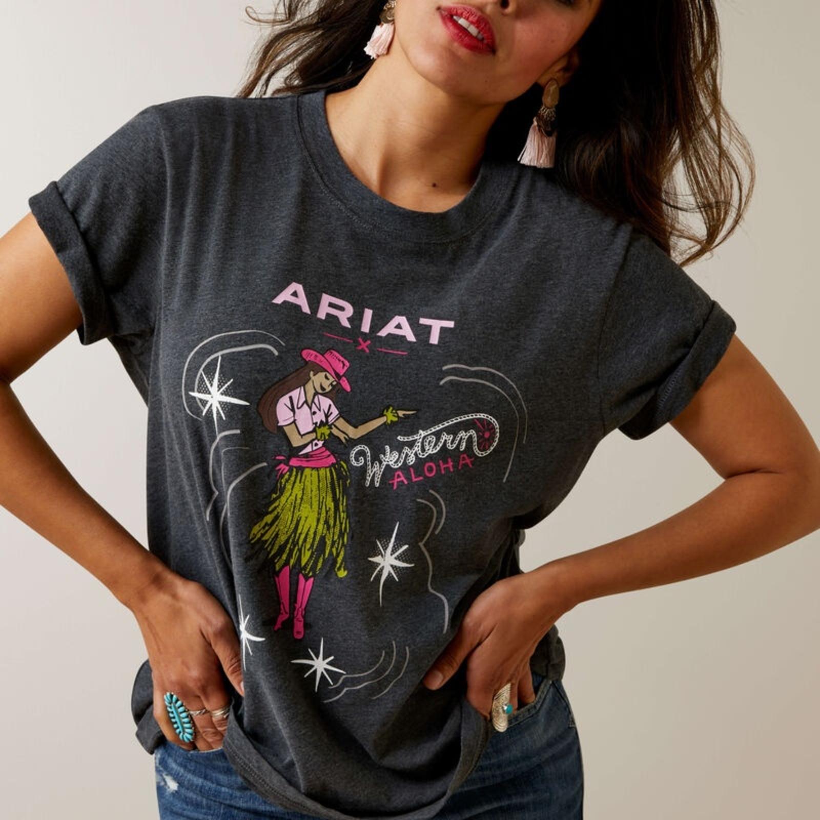 Ariat Women's Hula Girl Western Aloha T-Shirt