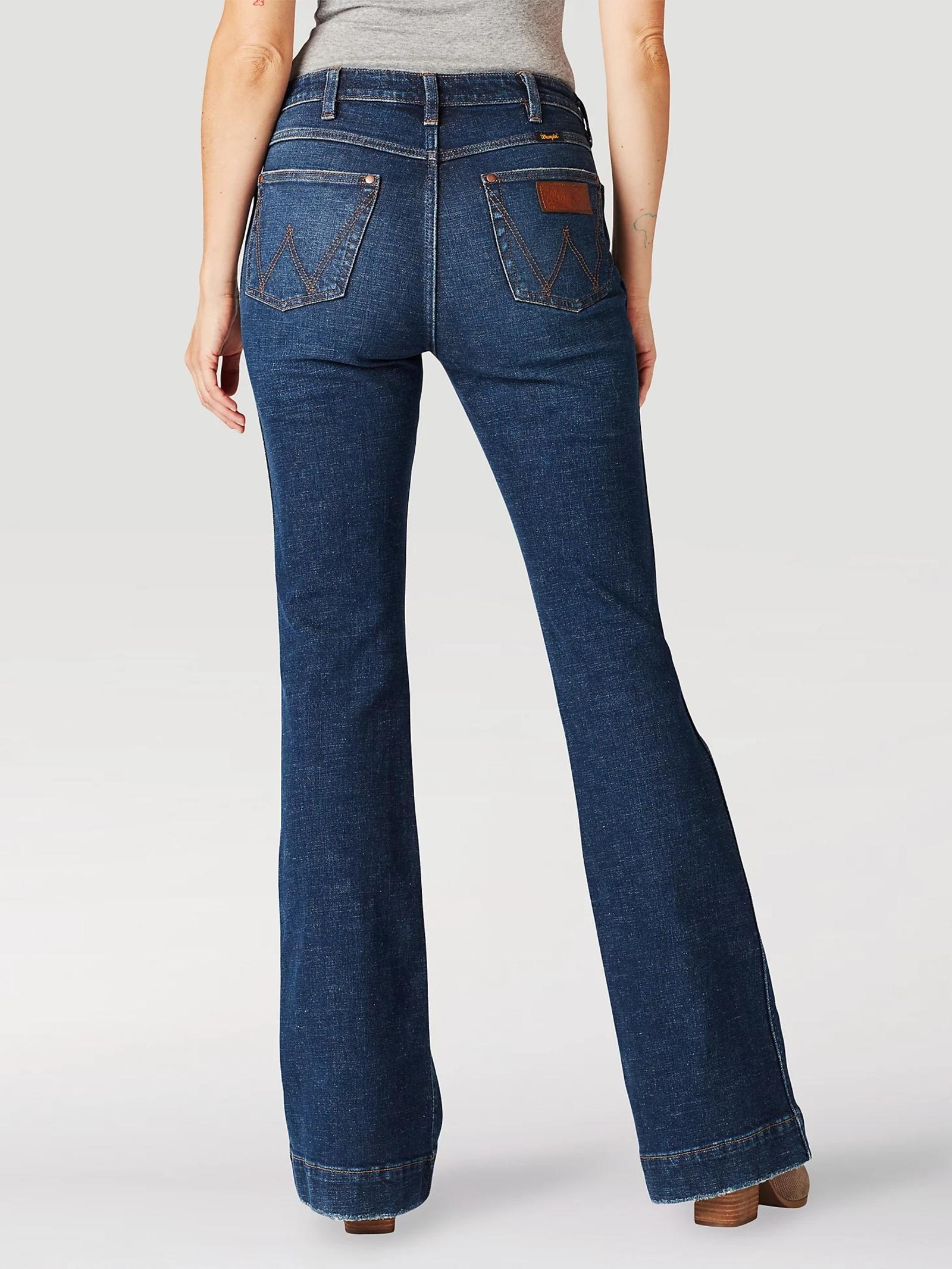  The Wrangler Retro® Premium Jean: Women's High Rise Trouser in Ellery 
