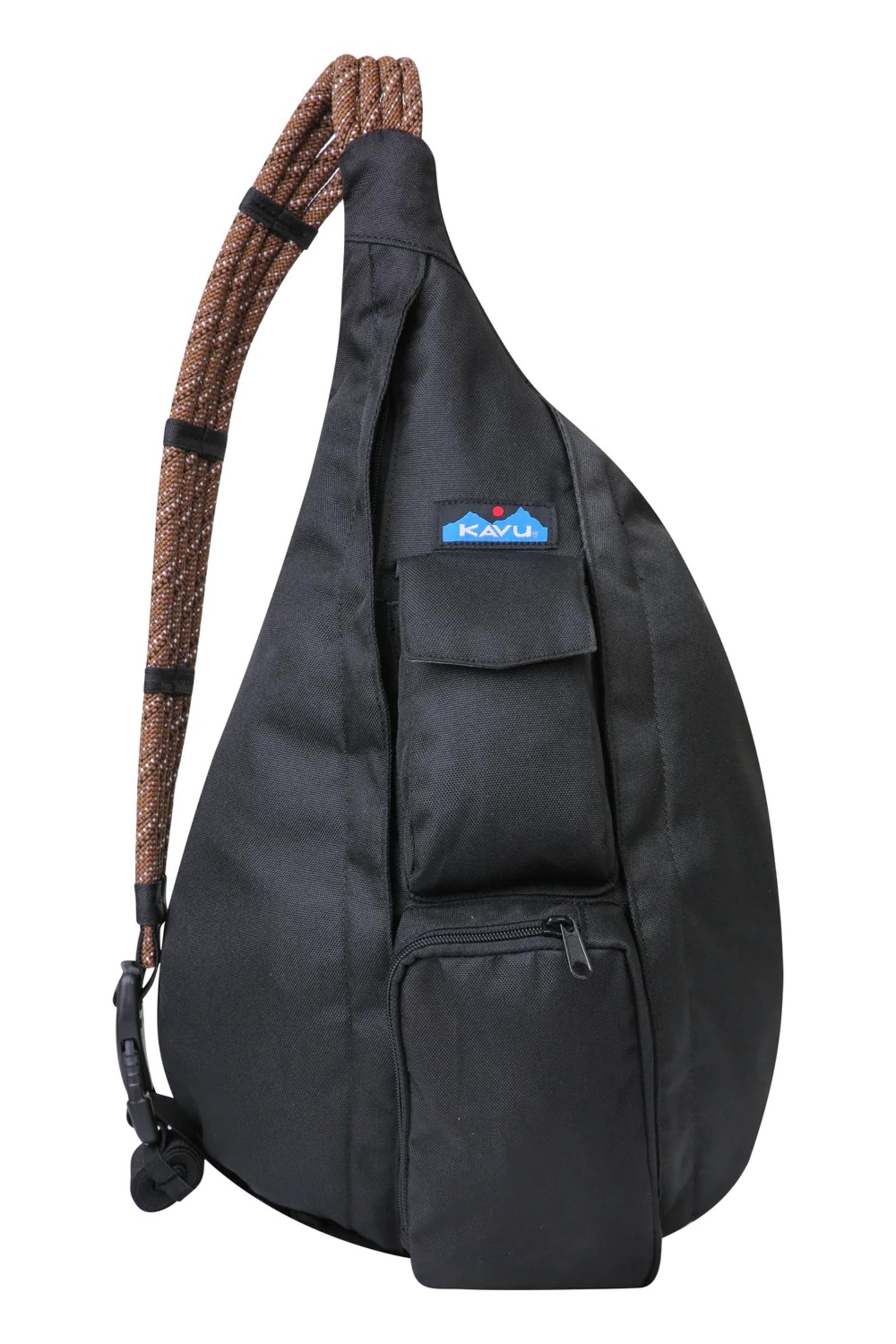 KAVU Rope Sling Bag Crossbody Shoulder Hiking Backpack Mint/Turquoise | eBay