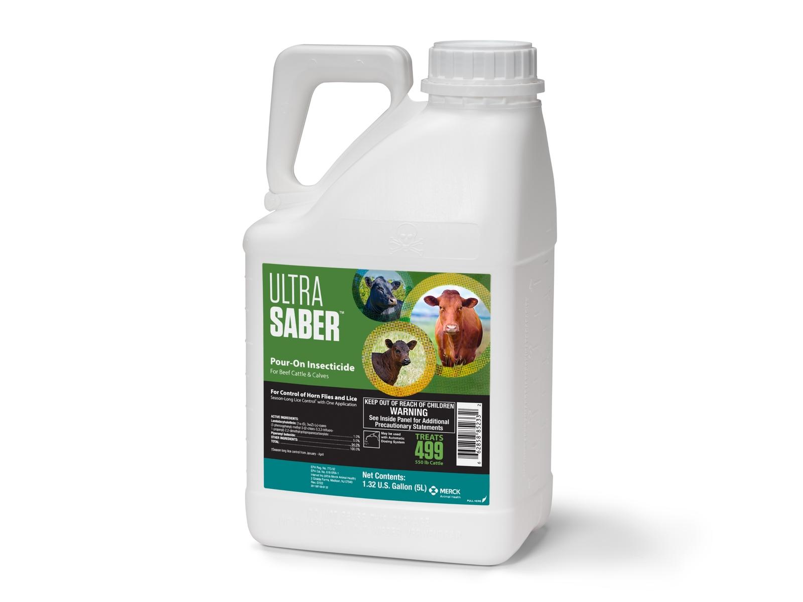Merck Ultra Saber Pour-On insecticide