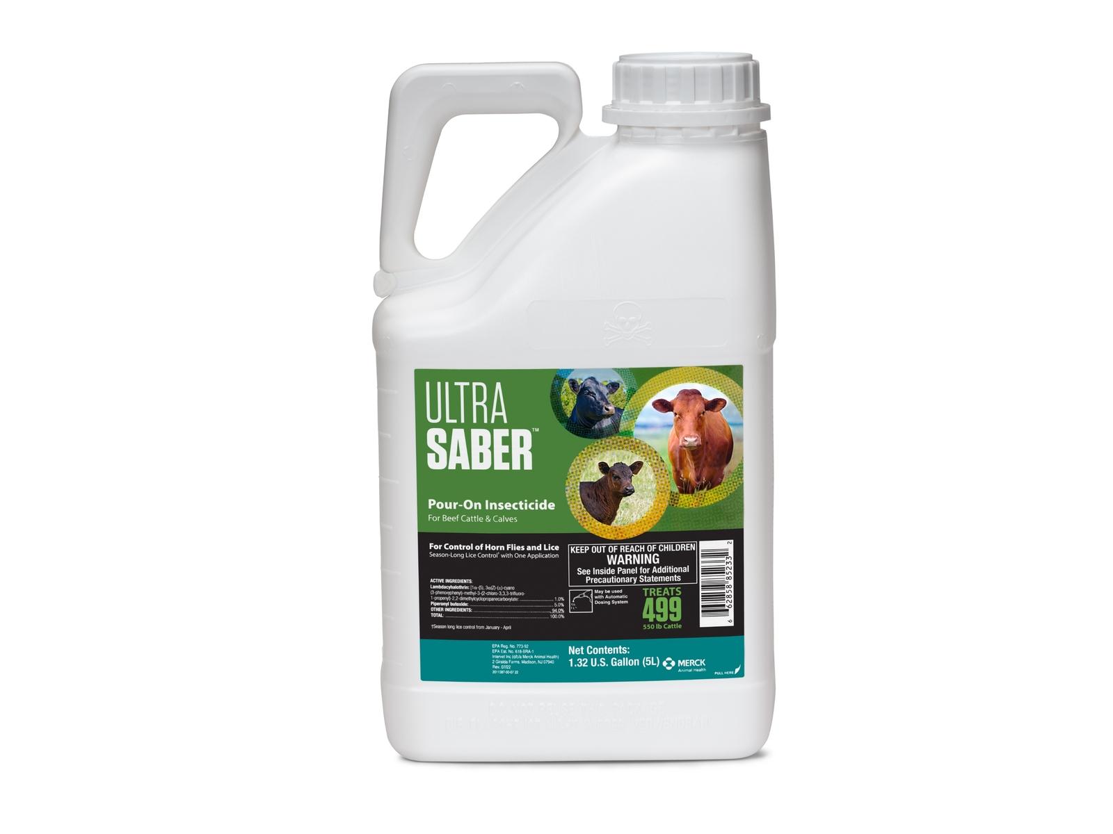 Merck Ultra Saber Pour-On insecticide