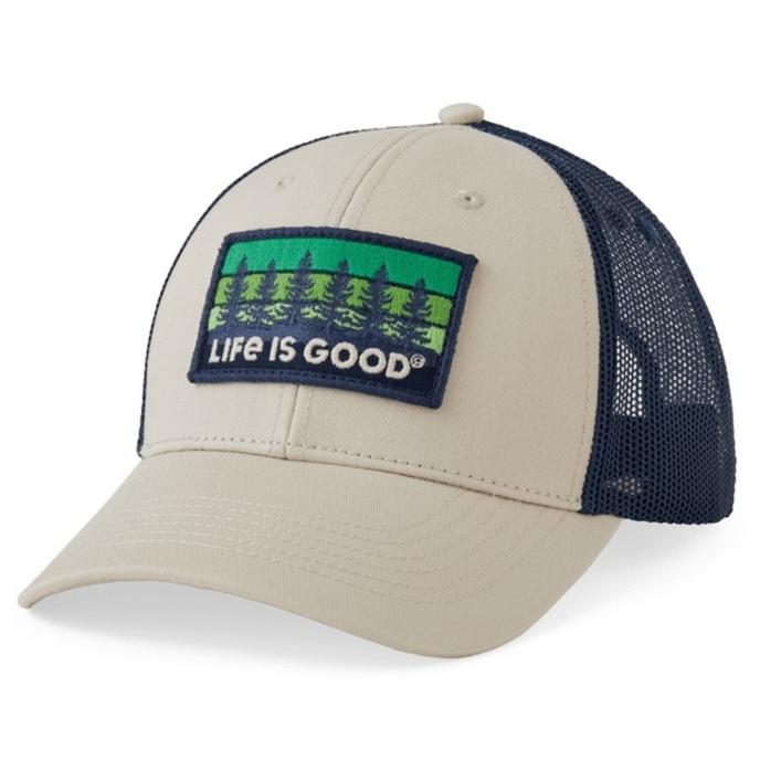 Life Is Good Tree Patch Hard Mesh Back Cap