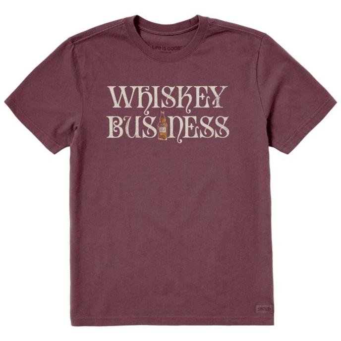 Men's Whiskey Business Bottle Short Sleeve Tee
