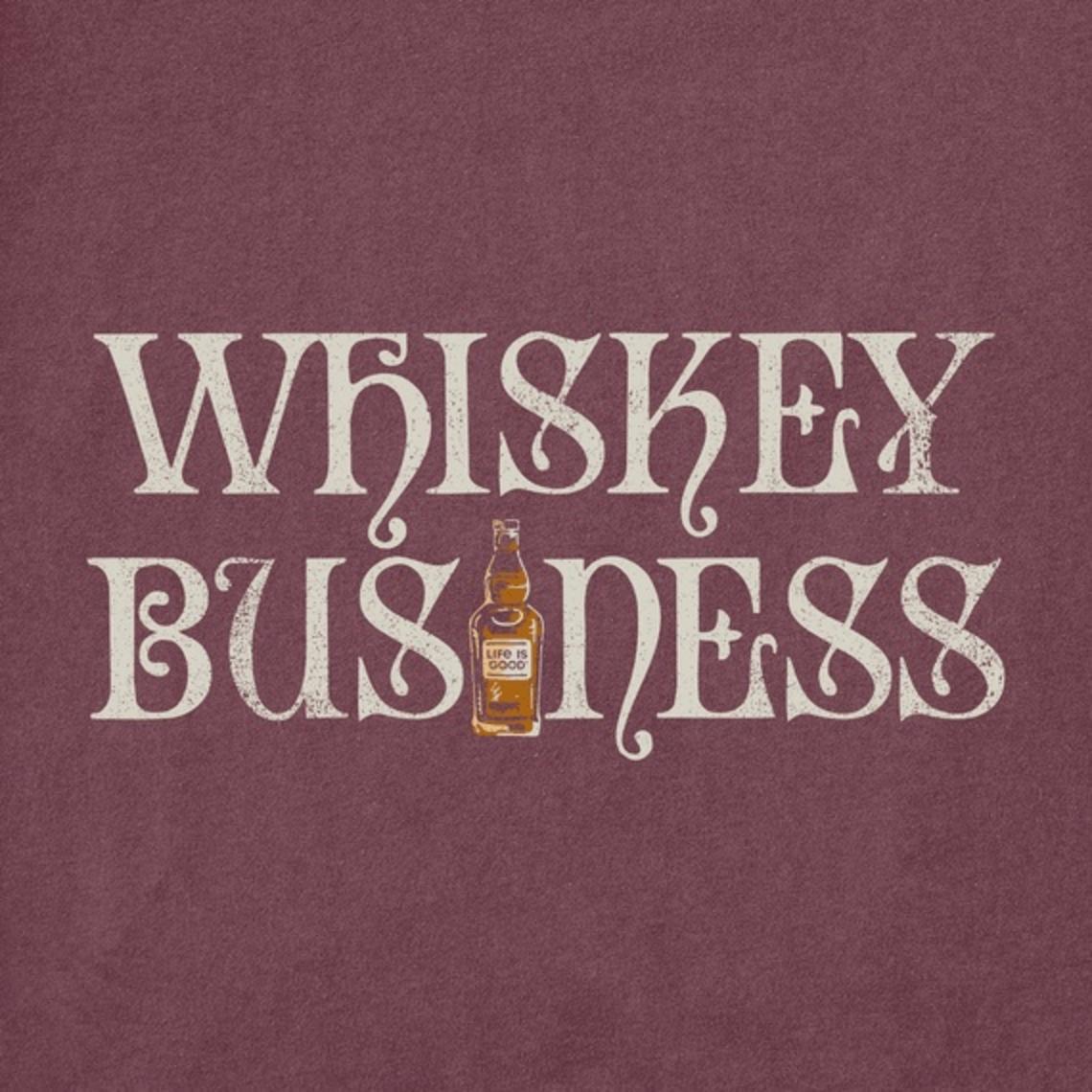 Men's Whiskey Business Bottle Short Sleeve Tee
