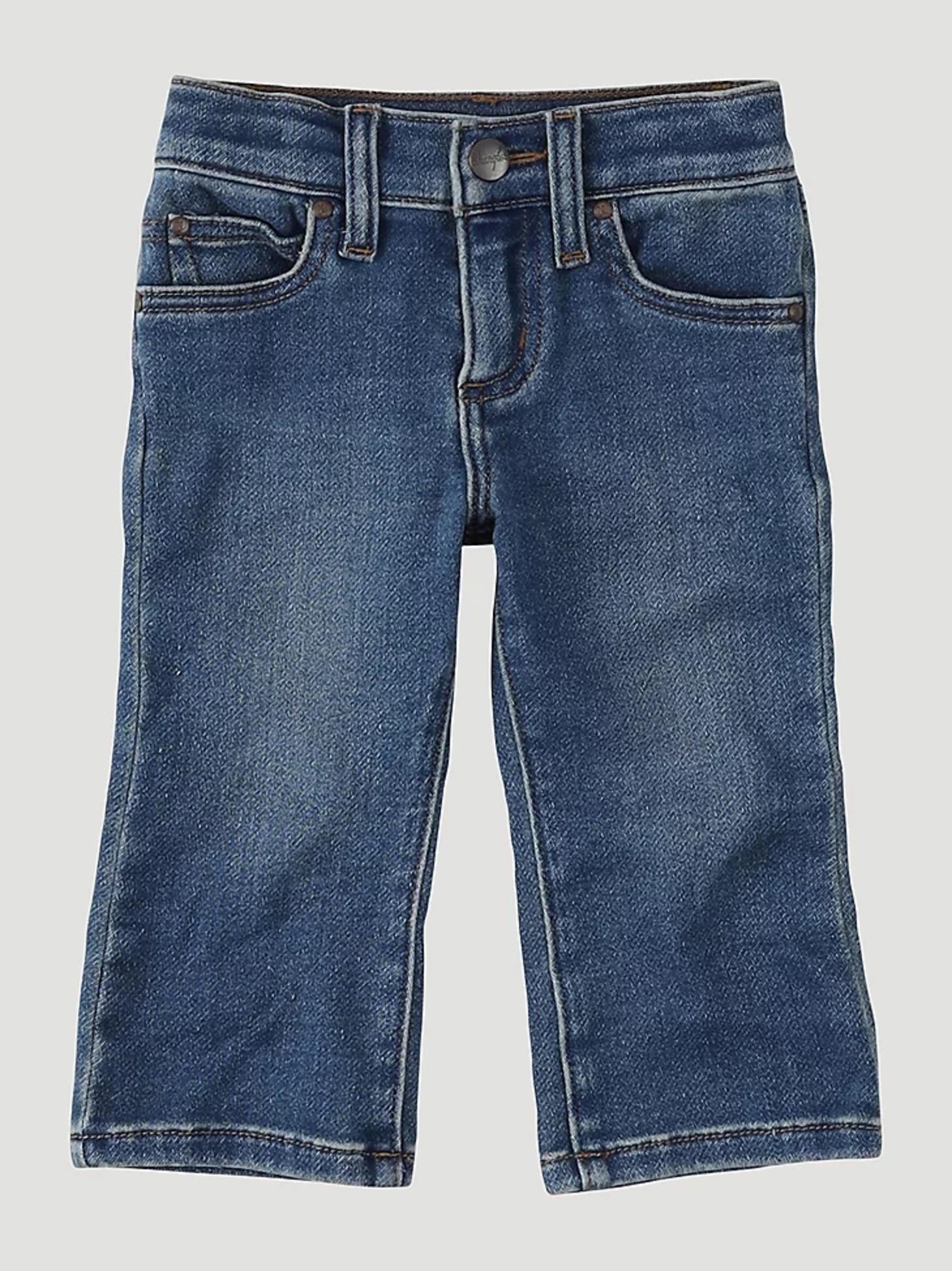  Little Boy's Stitched Pocket Bootcut Jean In Ropin' front view