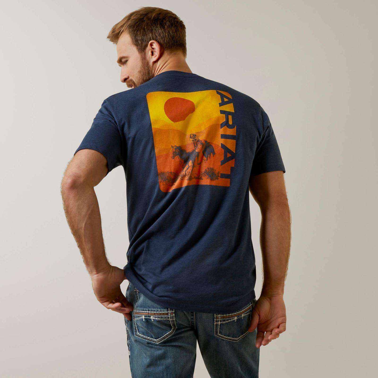 Ariat Mustang Fever T-Shirt back graphic