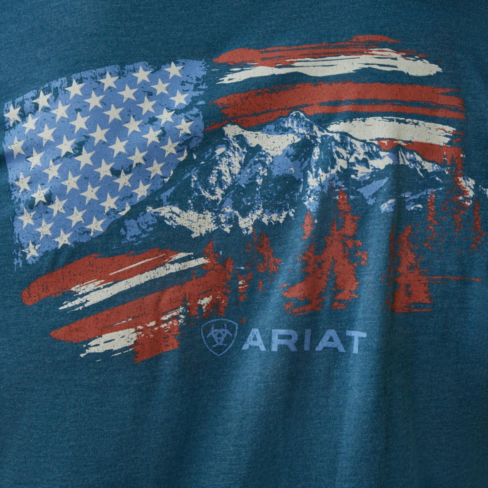 Ariat Men's Mountain Flag T-Shirt