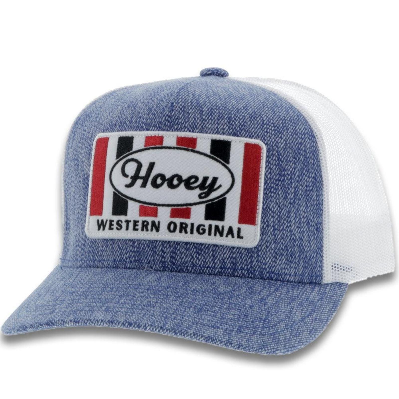 "HOOEY" DENIM/WHITE HAT Front Side