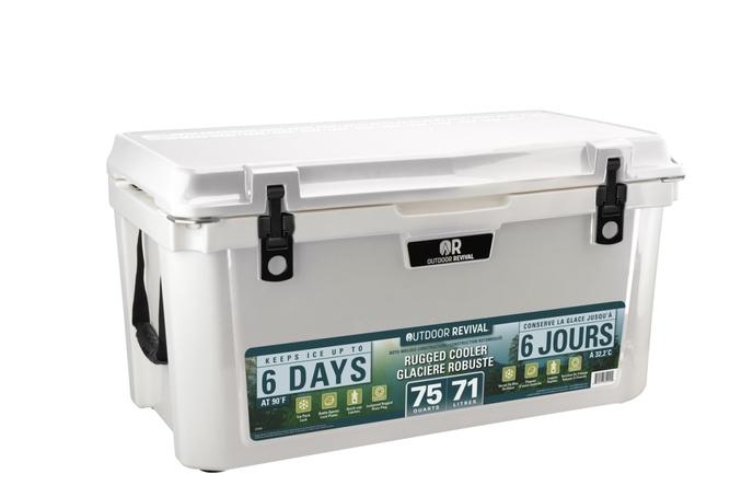 OR 75 QT COOLER WHITE front view