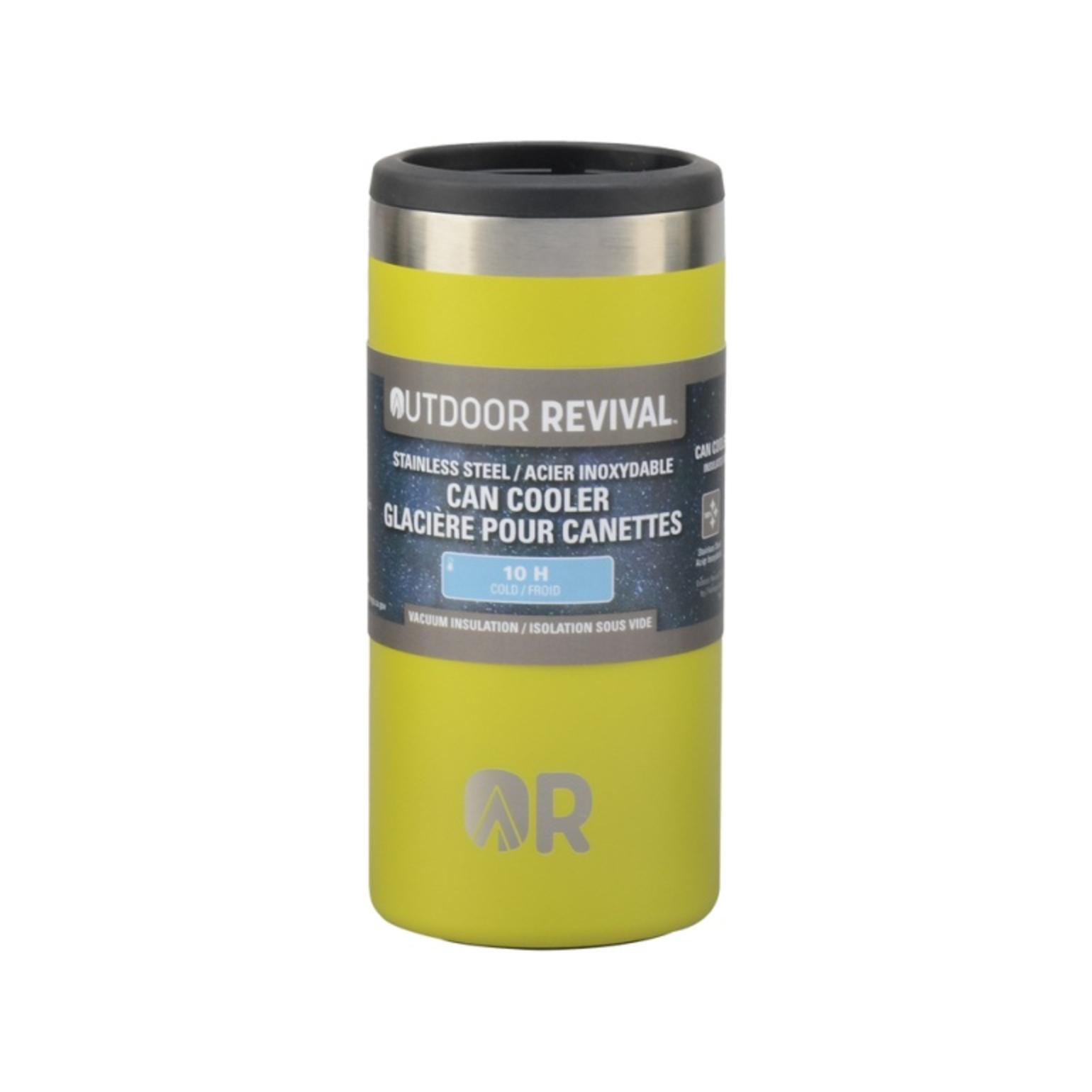 Outdoor Revival 12OZ Can Cooler - lime front view