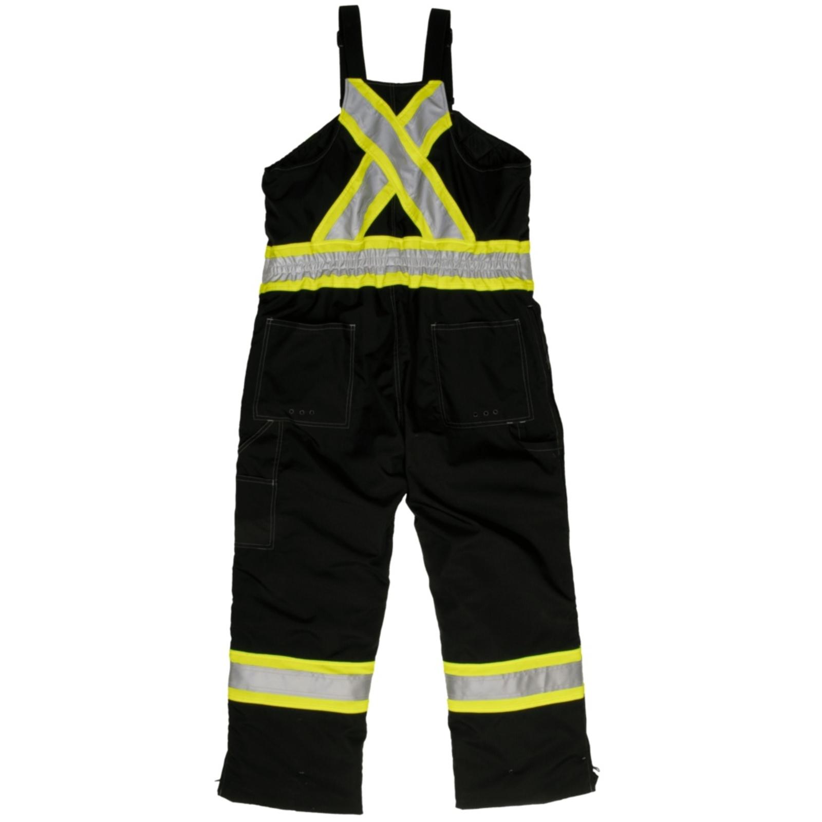 Tough-Duck-Mens-Waterproof-Breathable-Insulated-Bib-Overall-Black-Back-